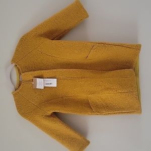NWT Girls Hilda Henri Vienna Ava Coat Wool Curry Mustard Yellow 4 Years